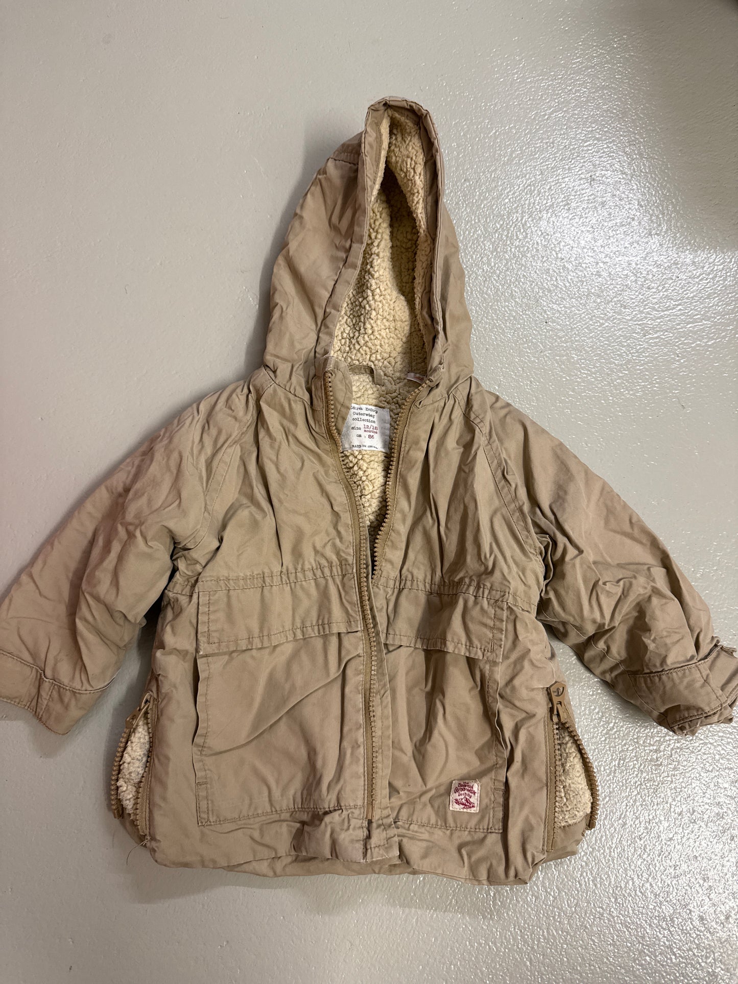 Jacke gefüttert - Gr. 86