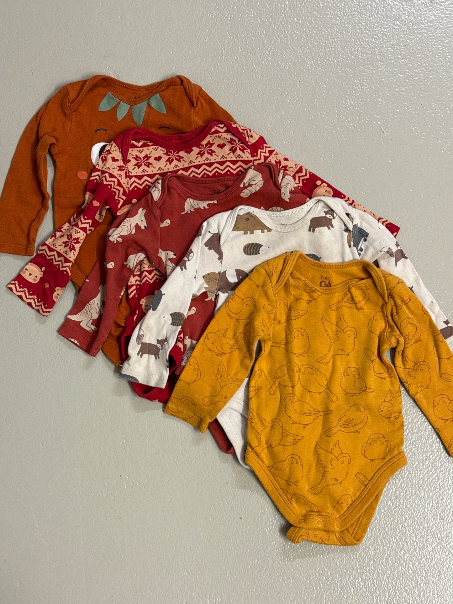 5er Bundle - Body lang - Gr. 80