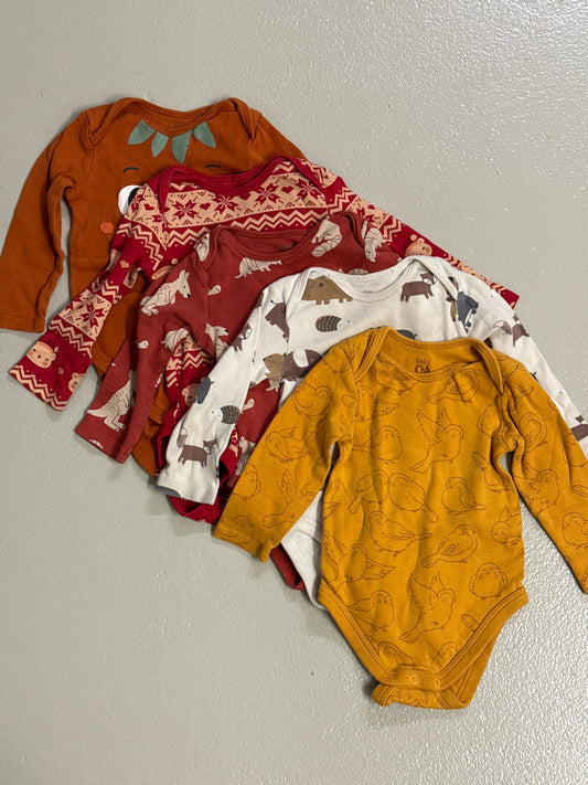 5er Bundle - Body lang - Gr. 80