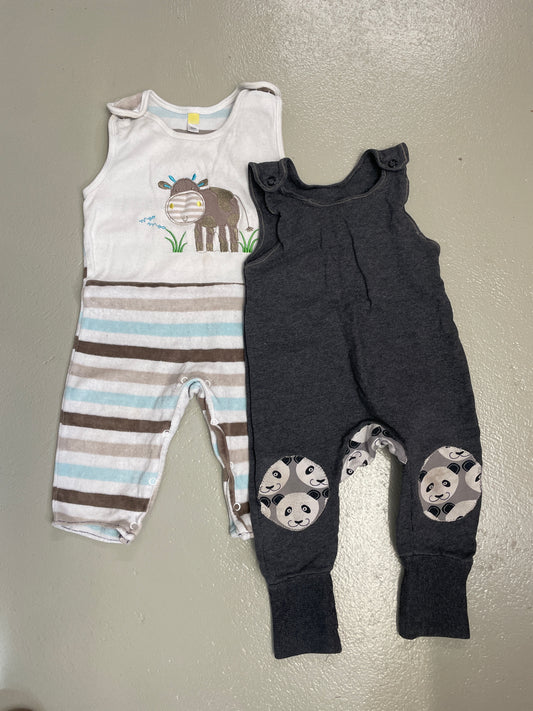 2er Bundle - Strampler lang - Gr. 80