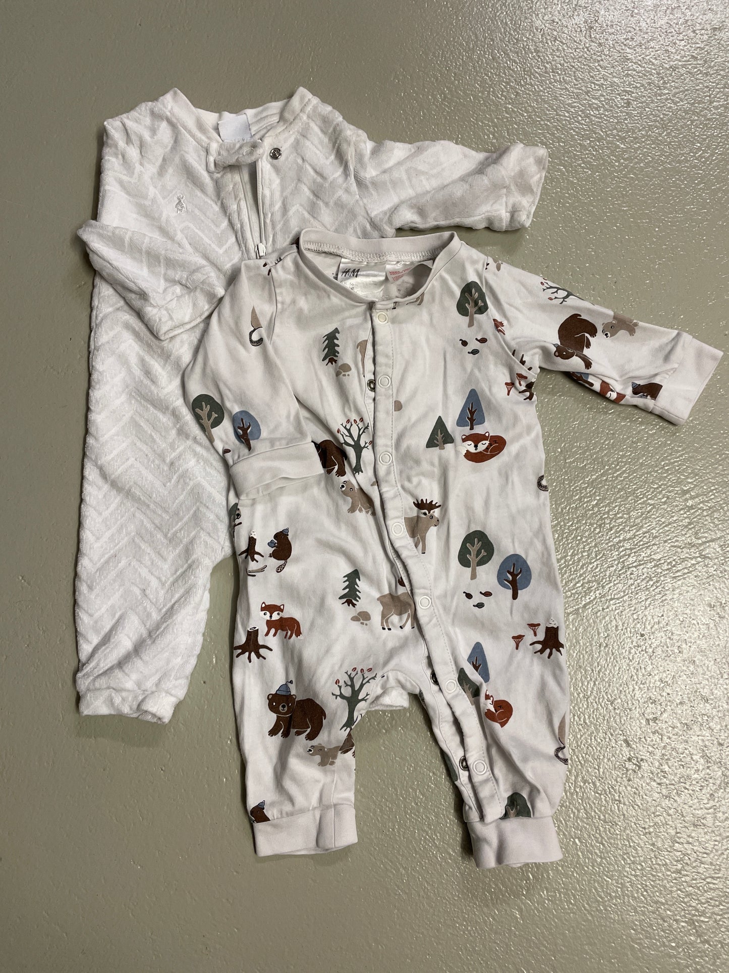 2er Bundle - Strampler lang - Gr. 56