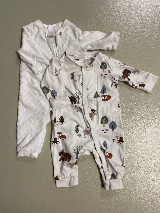 2er Bundle - Strampler lang - Gr. 56