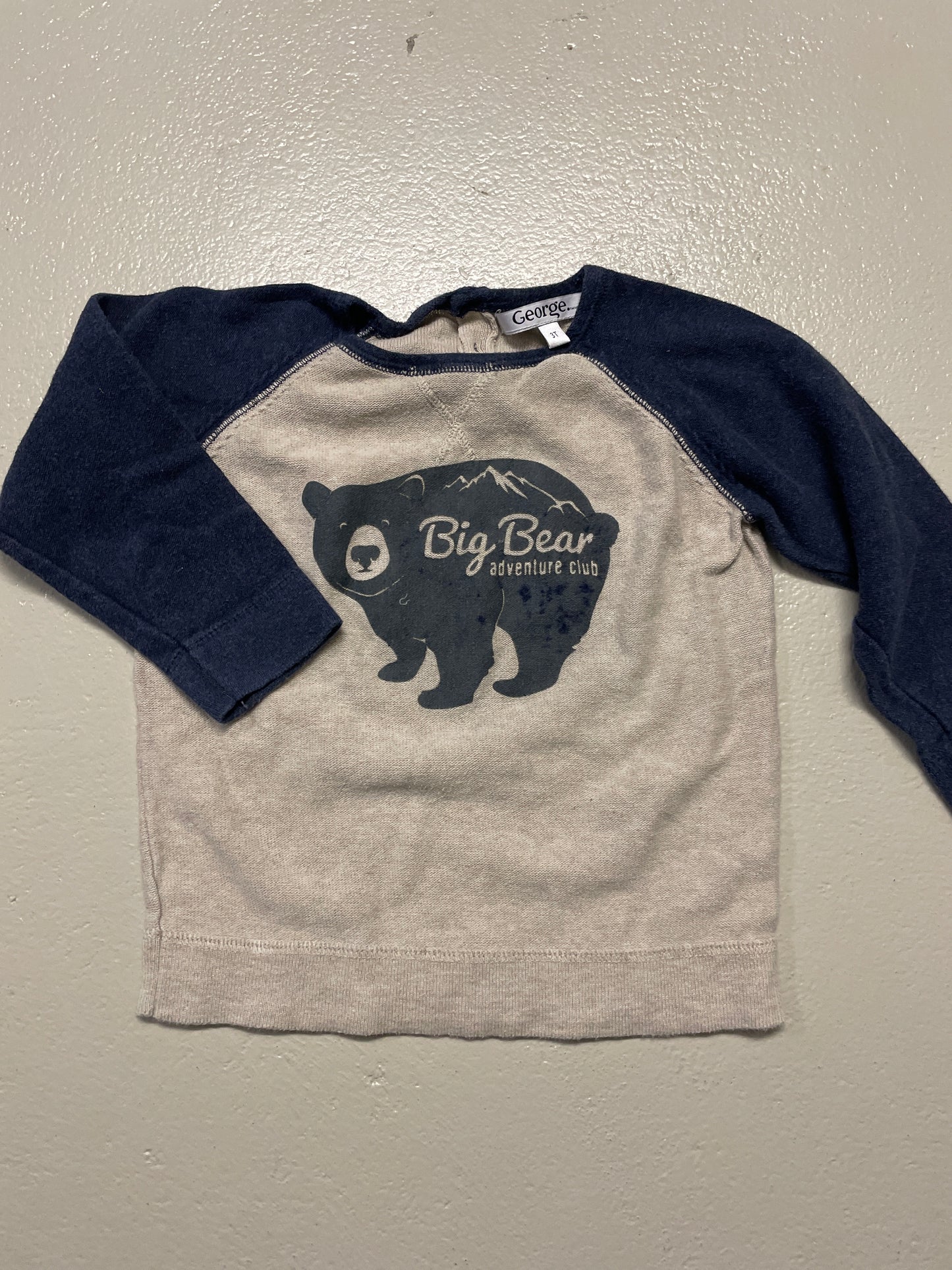 Pullover Bär - Gr. 98