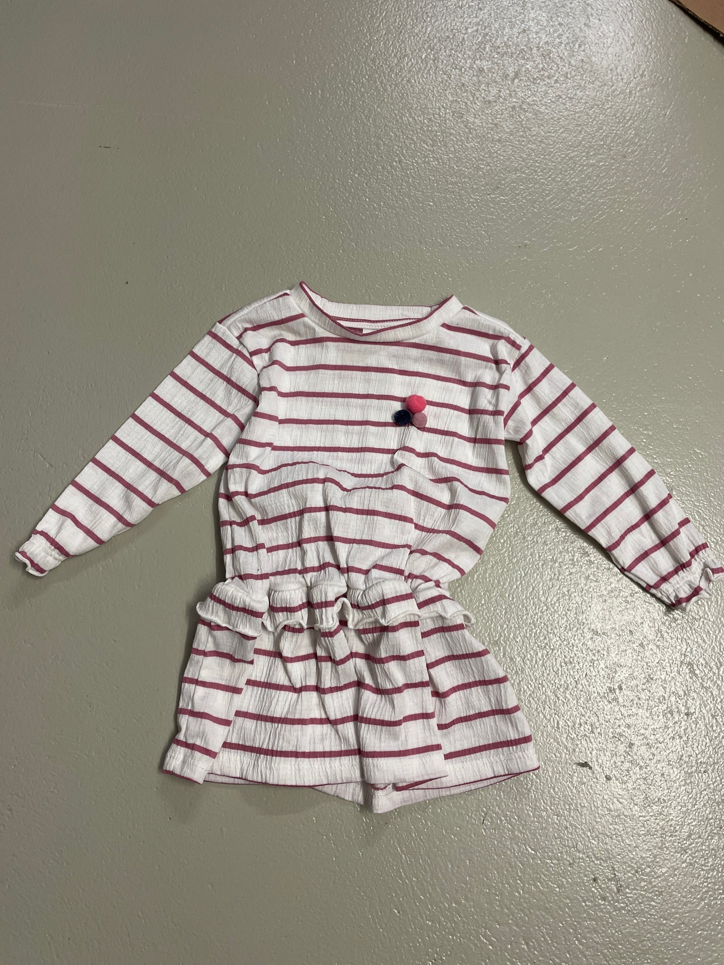 Kleid lang gestreift- Gr. 80