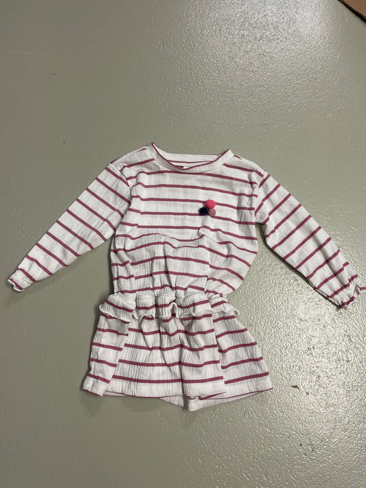 Kleid lang gestreift- Gr. 80