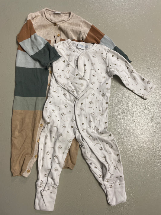 2er Bundle - Strampler lang - Gr. 80