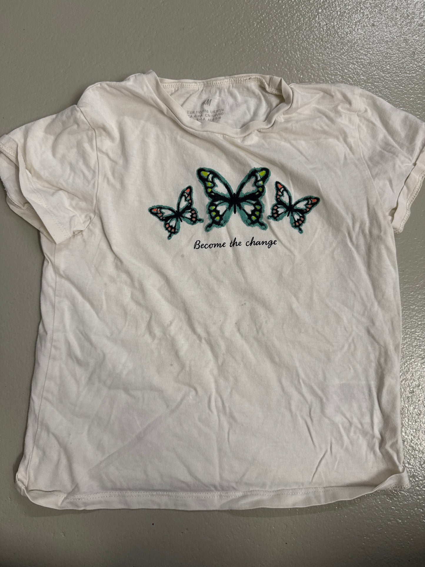 T-Shirt Schmetterlinge - Gr. 110