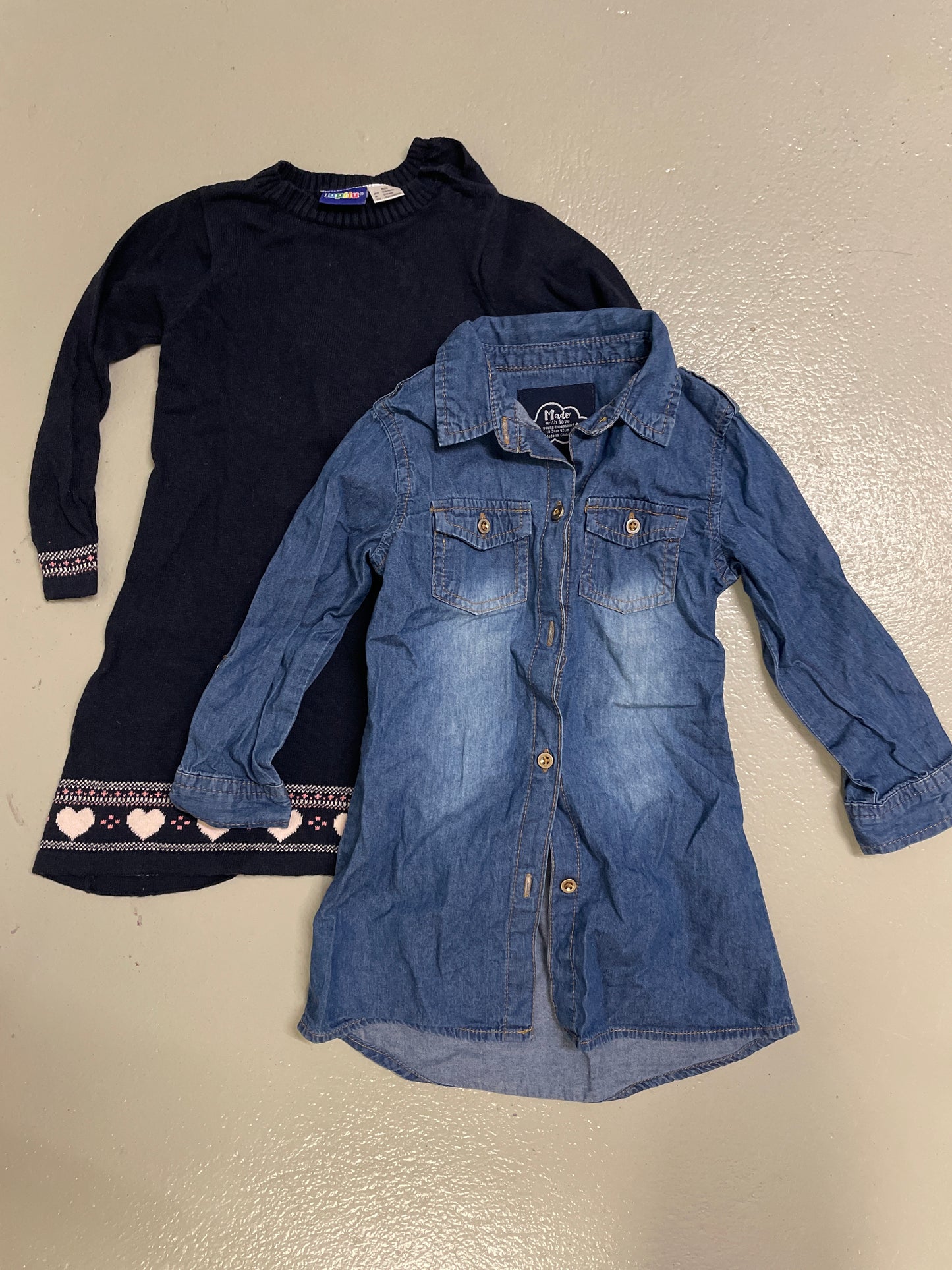 2er Bundle - Kleid lang - Gr. 86/92