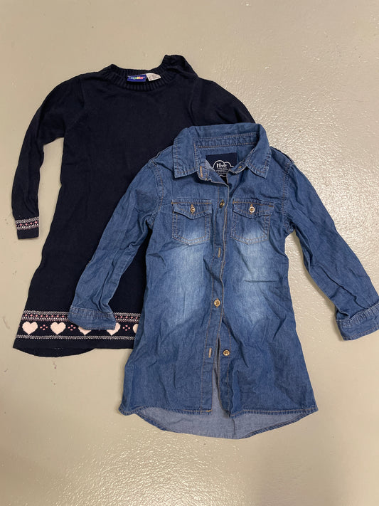 2er Bundle - Kleid lang - Gr. 86/92