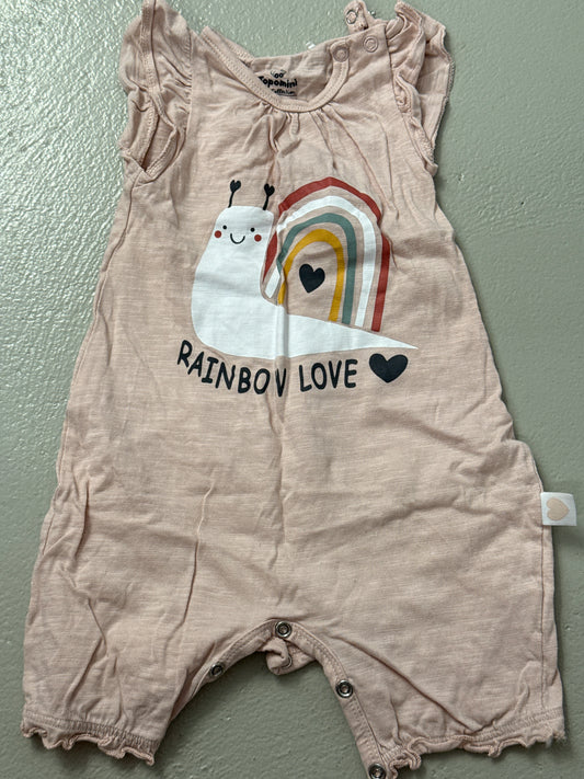 Strampler kurz - Gr. 74/80