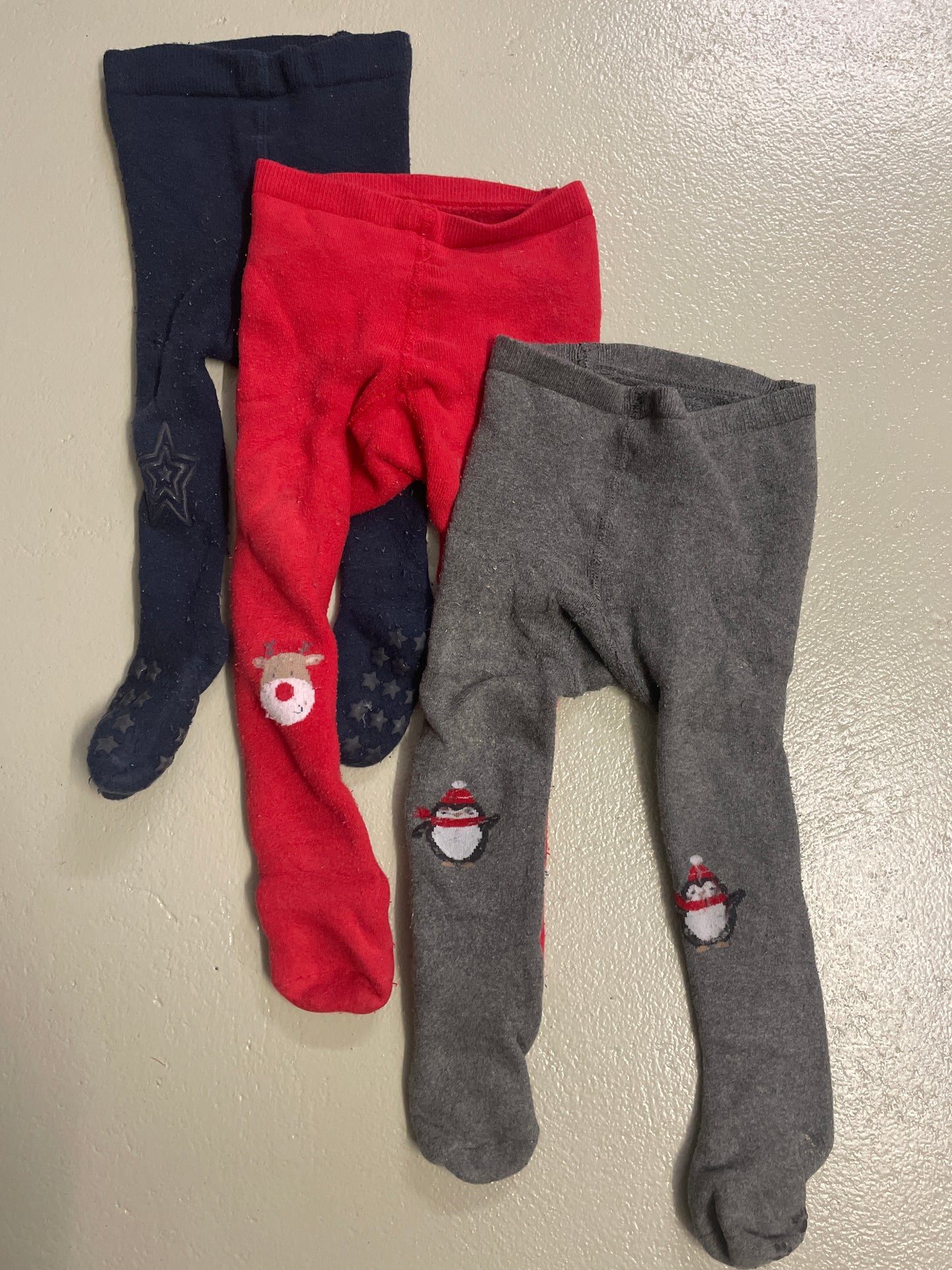 3er Bundle - Strumpfhosen Weihnachten - Gr. 80