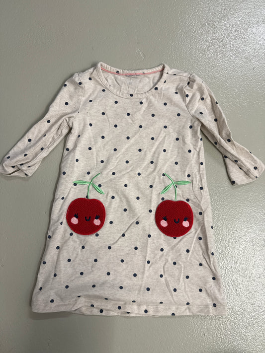 Kleid Kirschen - Gr. 104