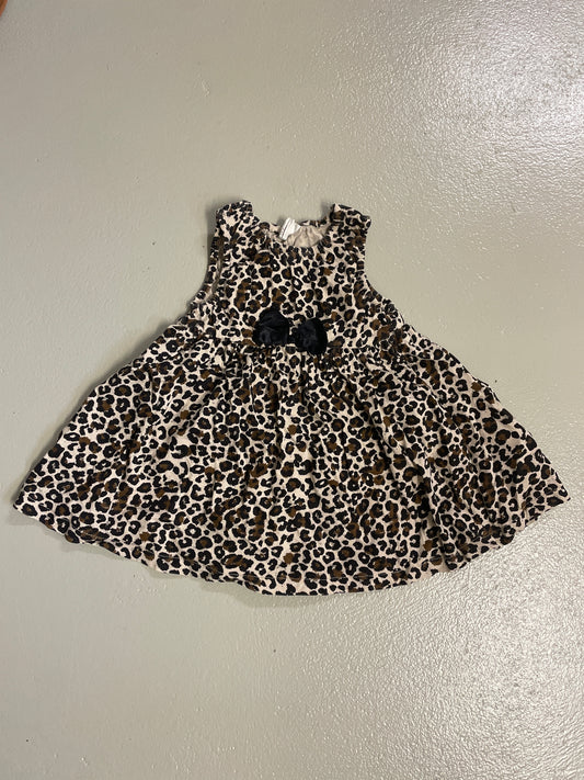 Kleid kurz Leopard - Gr. 86