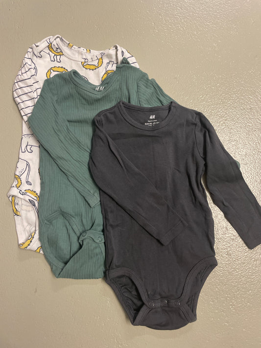 3er Bundle - Body lang - Gr. 80