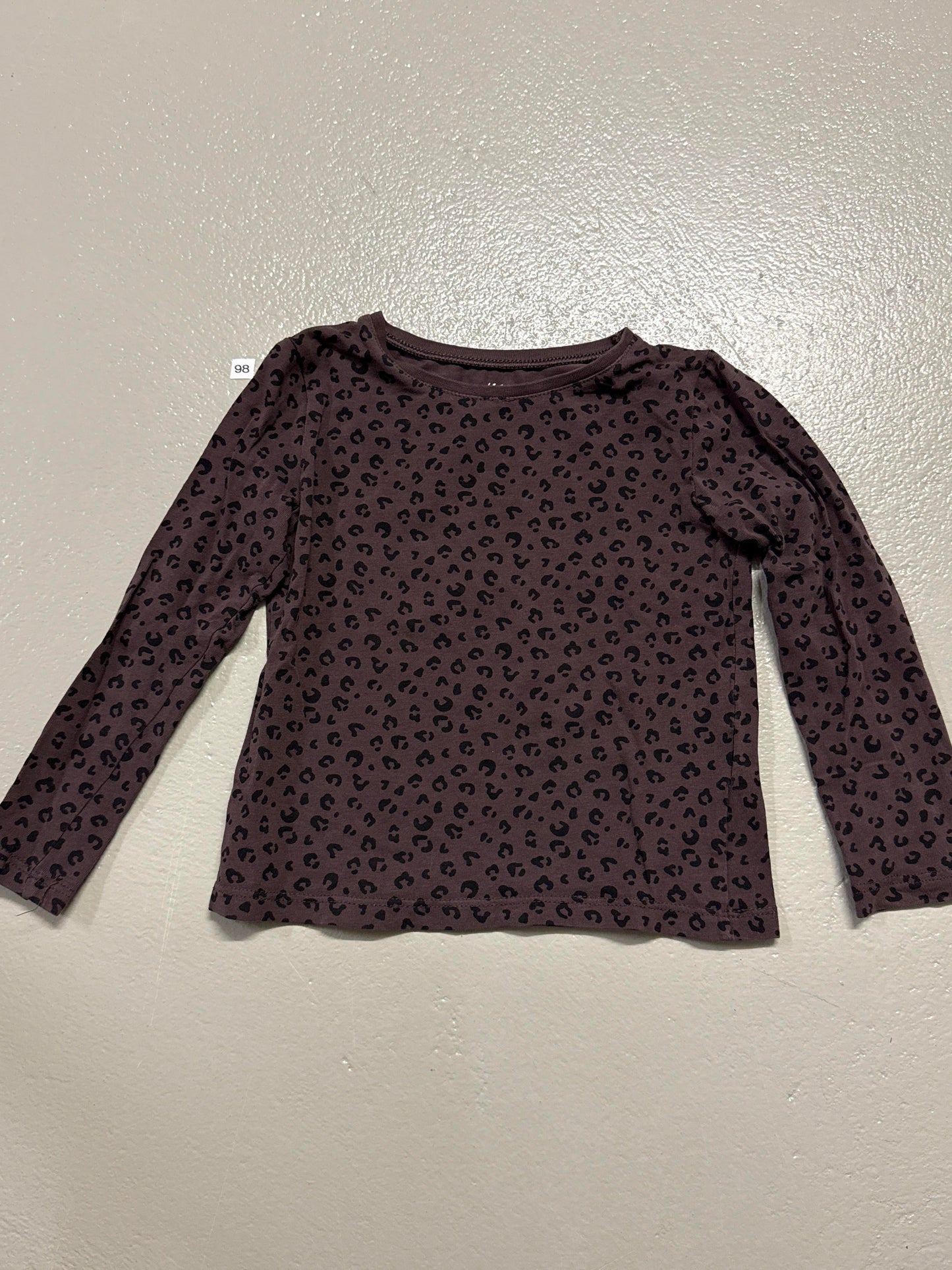 Langarmshirt Leopard - Gr. 98