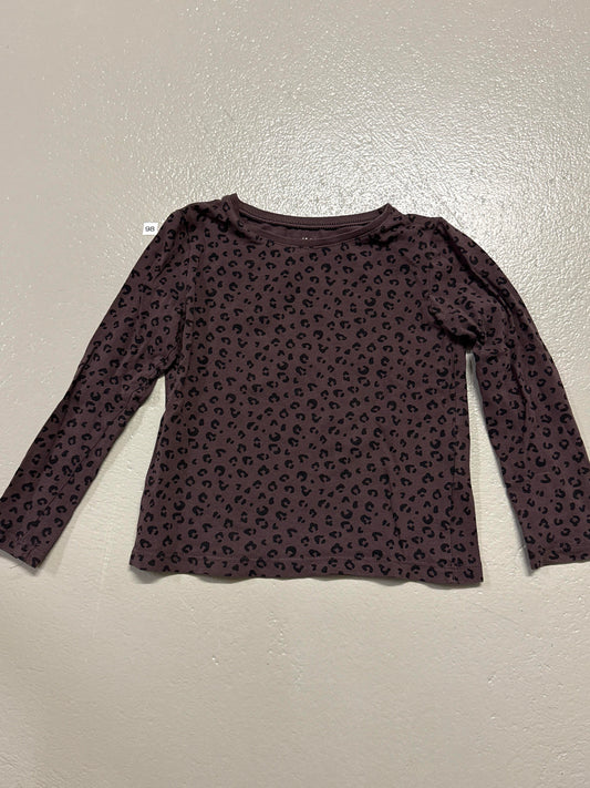 Langarmshirt Leopard - Gr. 98