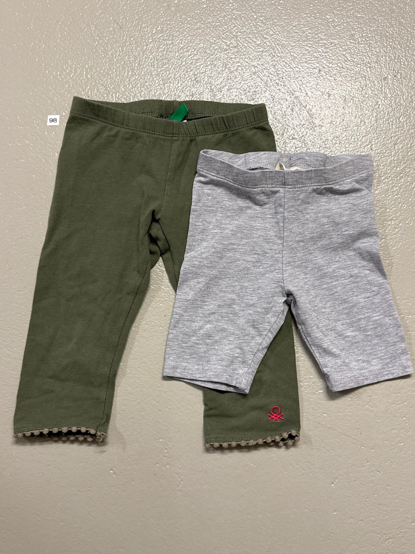 2er Bundle Leggings (3/4 & kurz) - Gr. 98