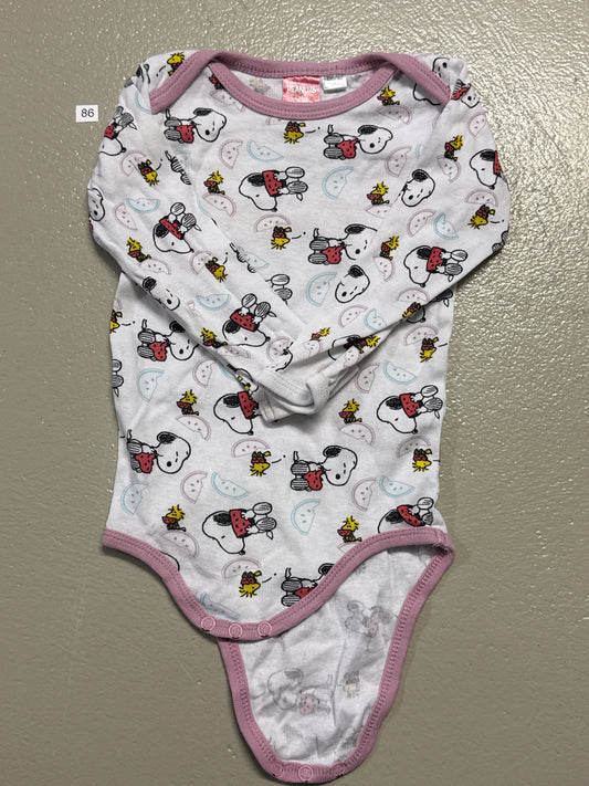 Body mit Snoopy-Motiv - Gr. 86