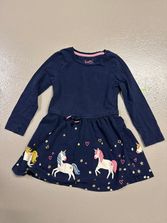 Kleid mit Einhorn-Motiv - Gr. 104