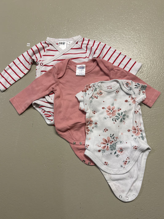 2er Bundle Langarm-Bodies - Gr. 62