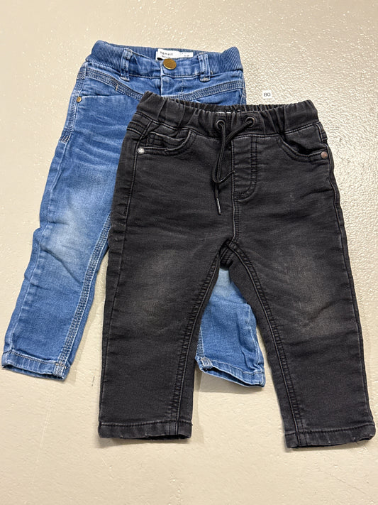 2er Bundle Jeans - Gr. 80