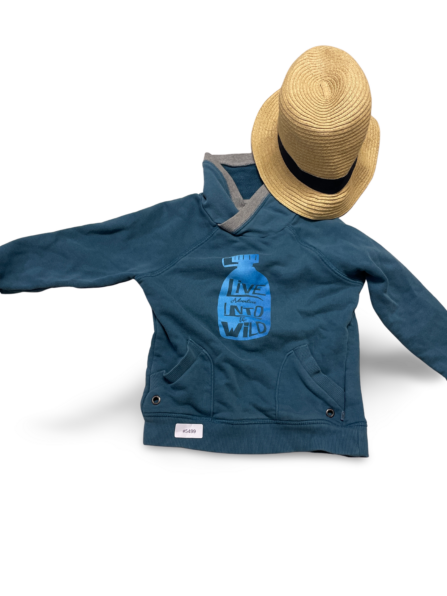 Hoodie mit Kapuze und Kängurutasche - Gr. 104