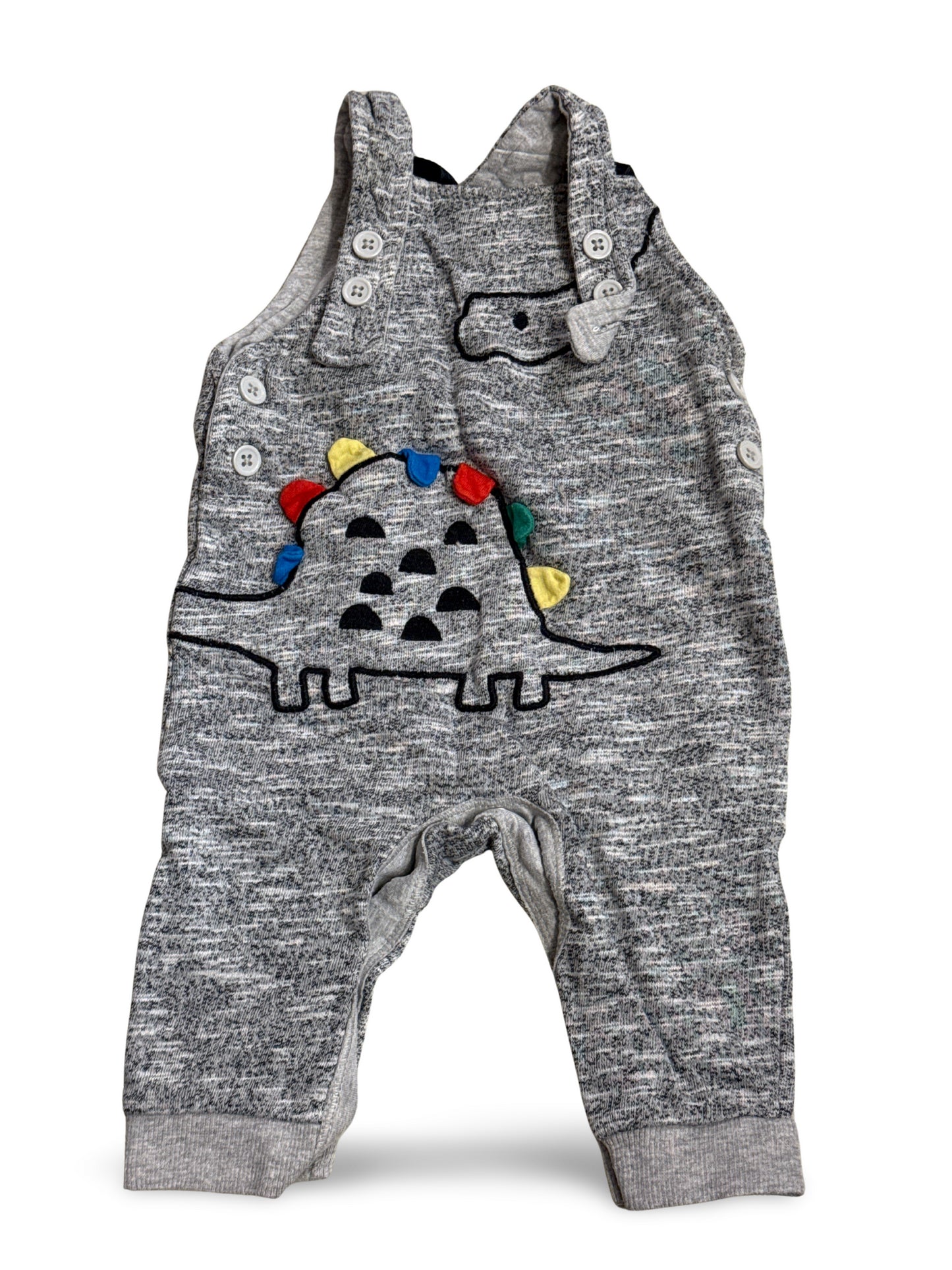 Dino fabric dungarees - size 56