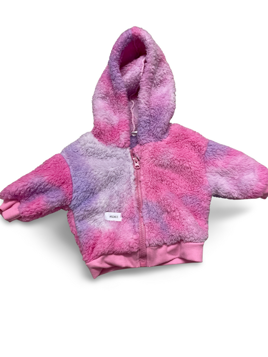 Flauschige Kapuzenjacke - Gr. 62