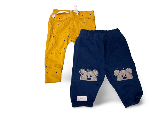 2er Bundle Gelbe Strumpfhose und Blaue Jogginghose - Gr. 56