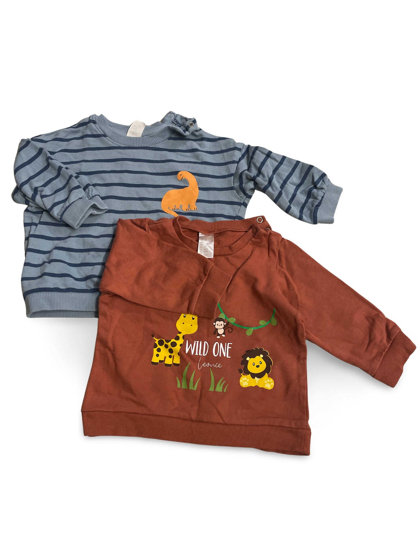 2er Bundle - Pullover Tiere - Gr. 80