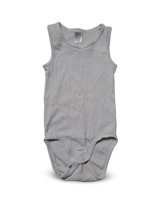 Ärmelloser weisser Body - Gr. 92