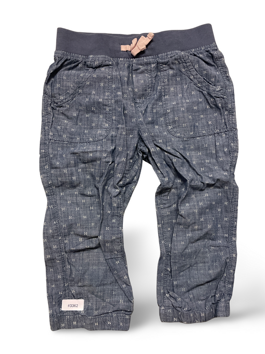 Jeansoptik Jogginghose mit Taschen - Gr. 122