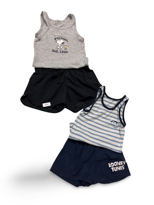 2er Bundle Tanktops mit Shorts - Gr. 110