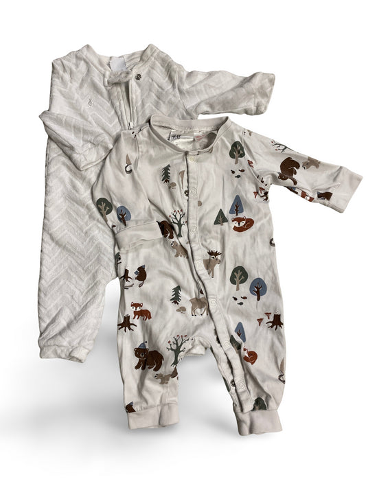 2er Bundle - Strampler lang - Gr. 56