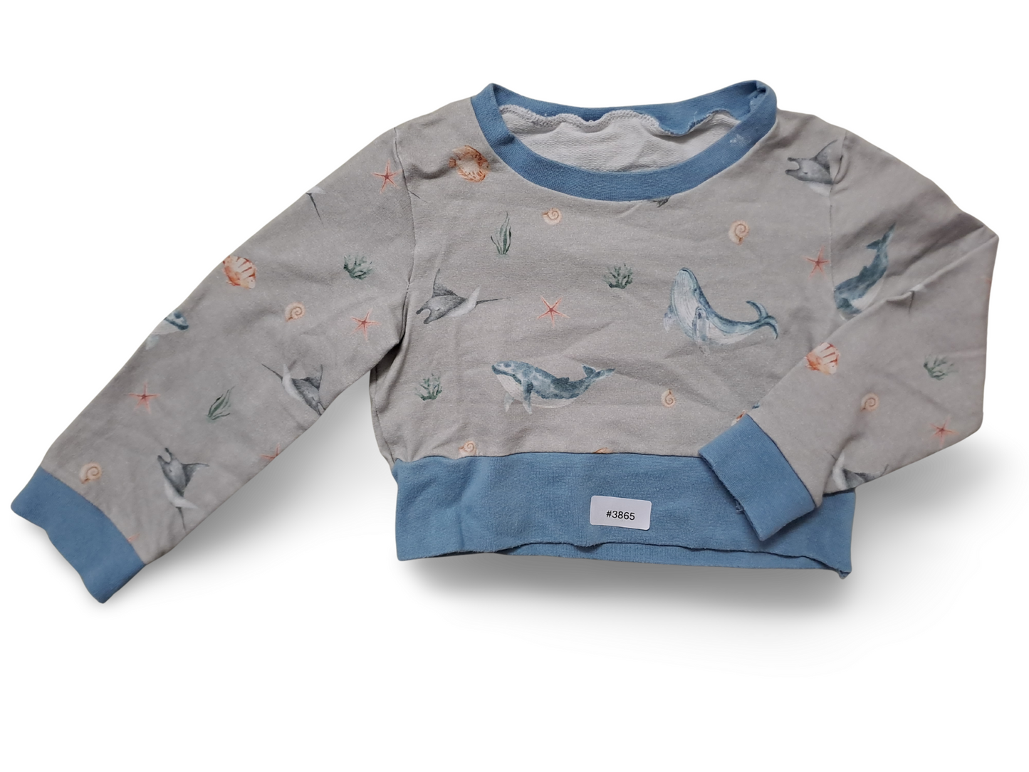 Sweatshirt mit Walmotiv - Gr. 68