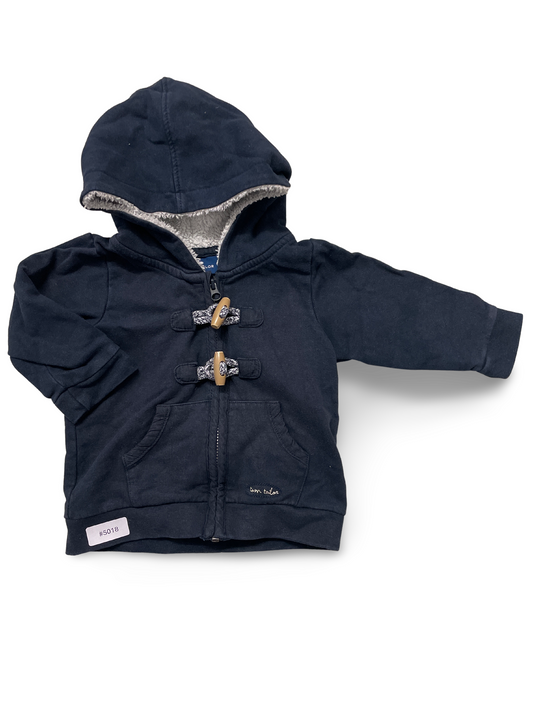 Jacke mit Kapuze und Teddyfutter - Gr. 68
