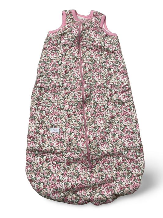 Schlafsack Rosa Blumenmuster mit Reissverschluss - Gr. 86