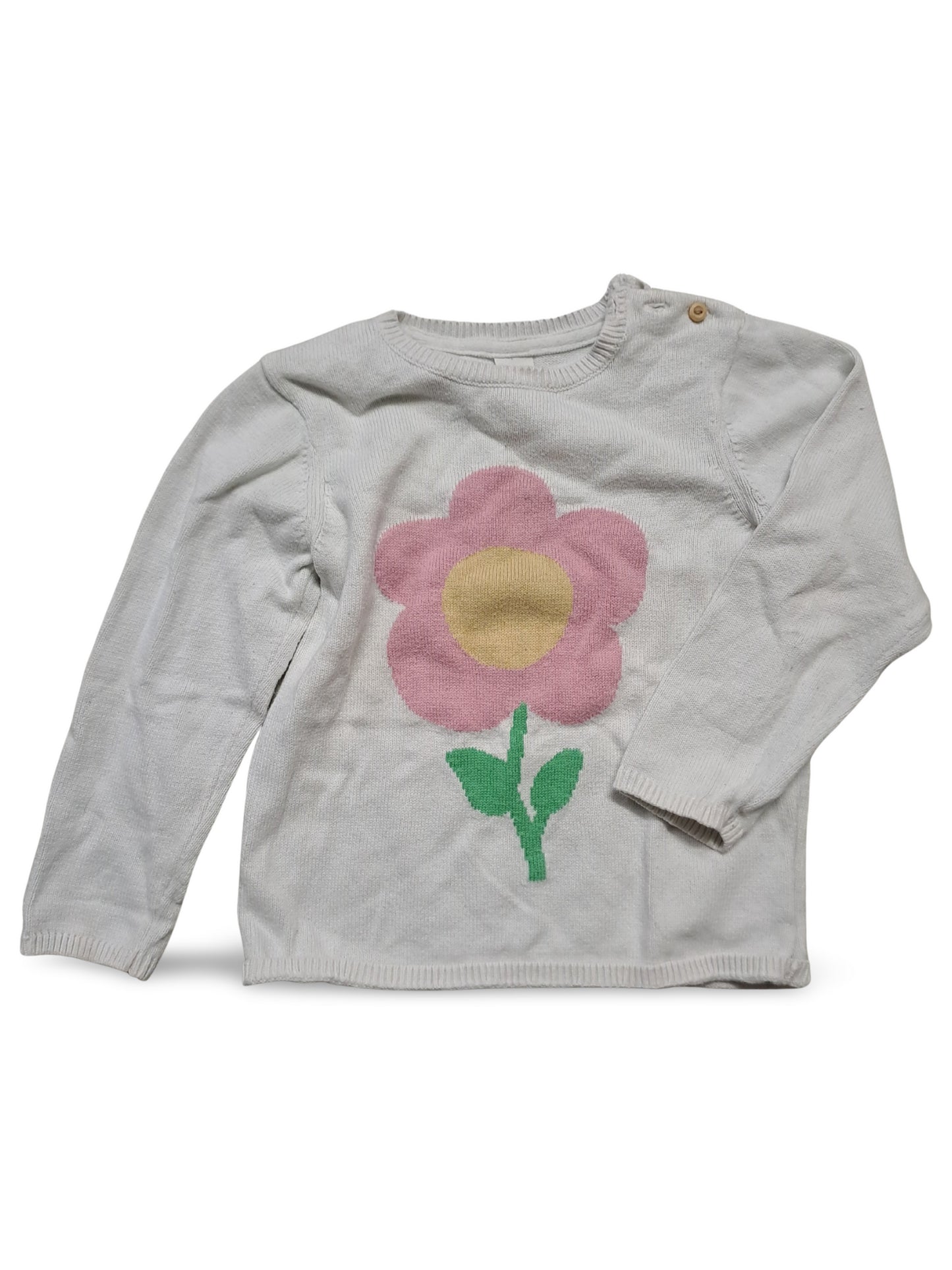 Pullover Blume - Gr. 104