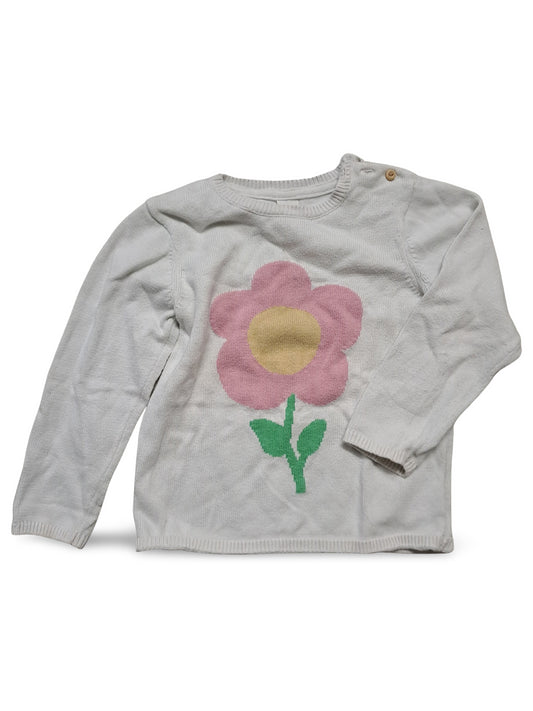 Pullover Blume - Gr. 104