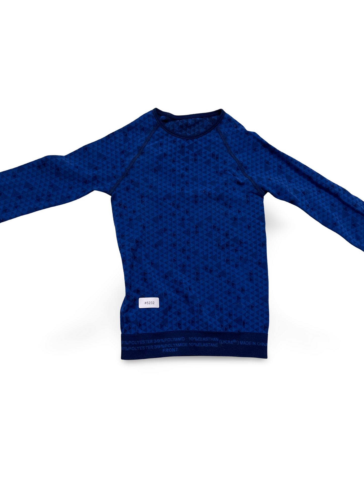 Langarmshirt Thermo Blau - Gr. 110