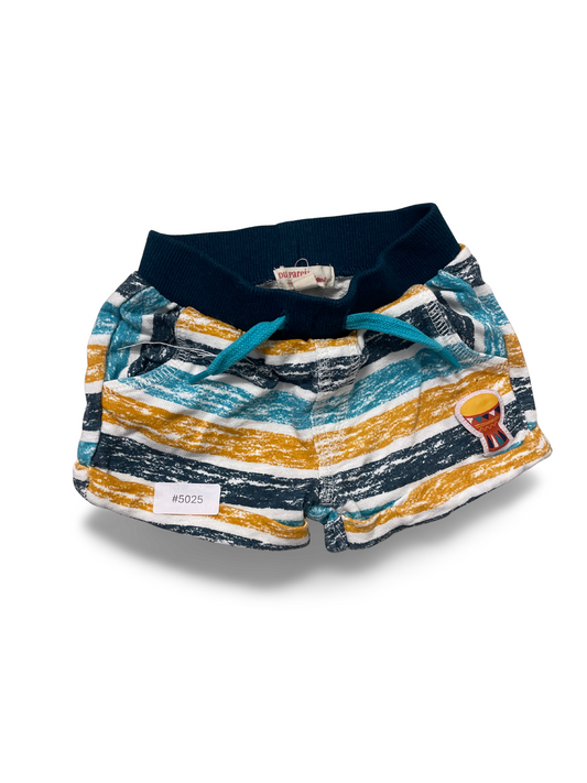 Gestreifte Shorts mit Tunnelzug - Gr. 68