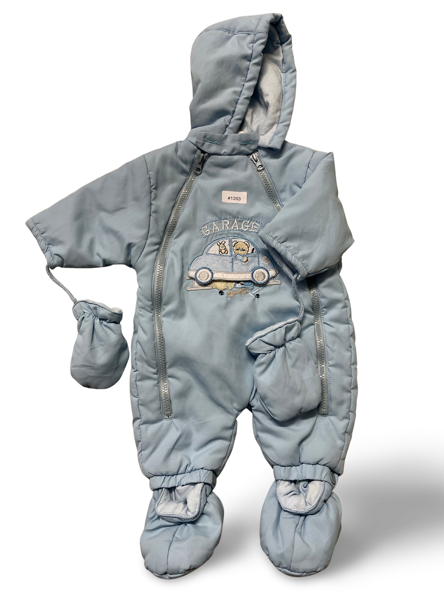 Overall mit Kapuze - Gr. 56