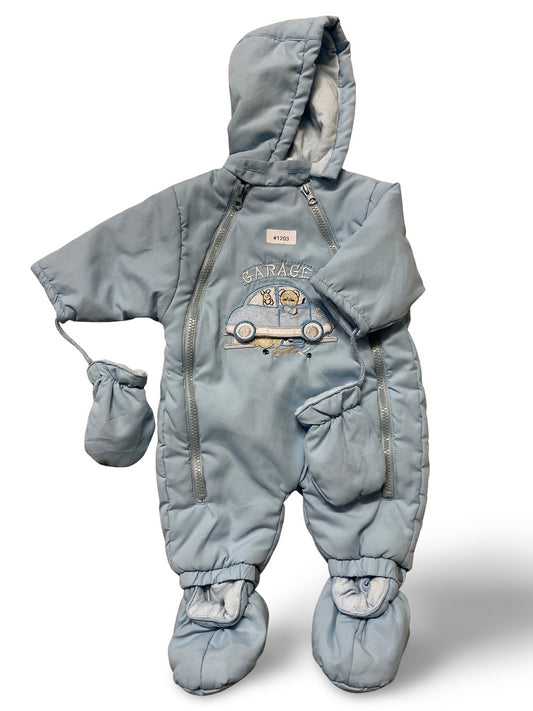 Overall mit Kapuze - Gr. 56