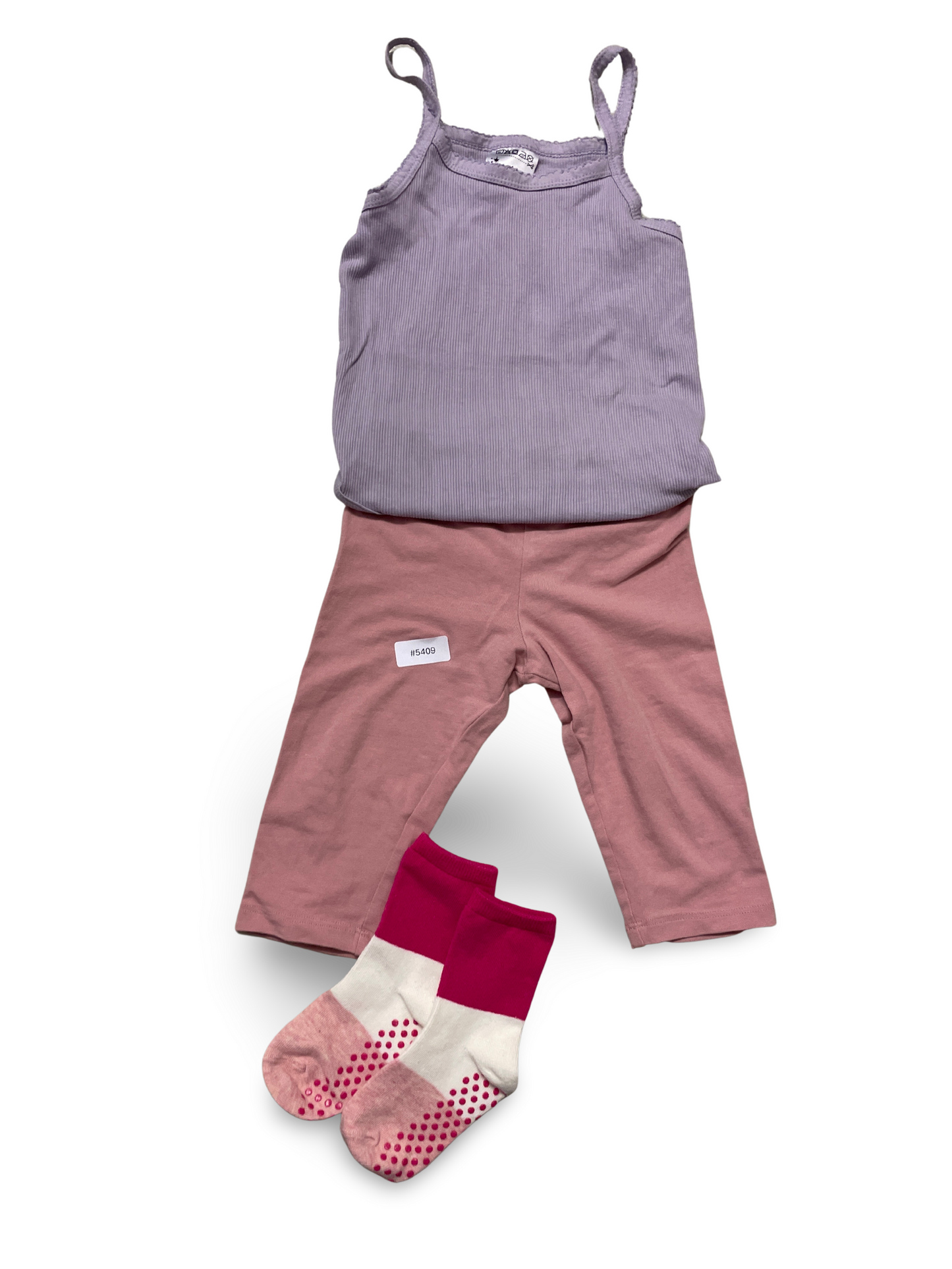 Top mit Leggings und Socken - Gr. 98