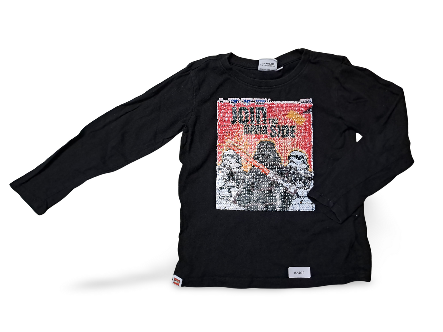 Langarmshirt mit Wende-Pailletten - Gr. 110