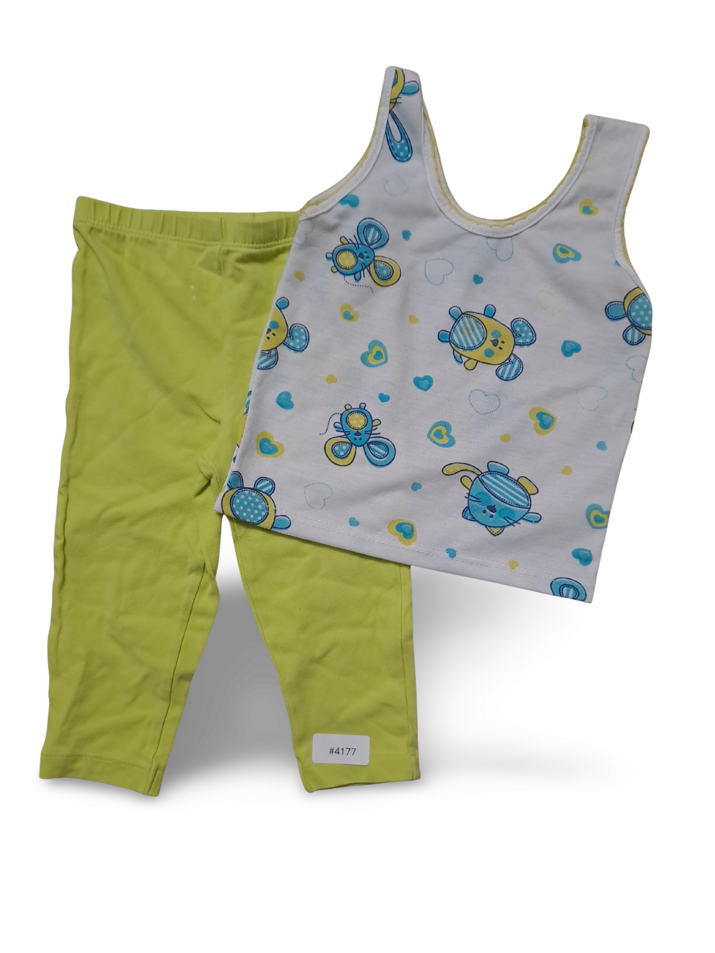Zweiteiliges Set Hemdchen und Leggings - Gr. 80