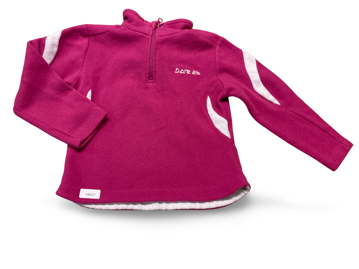 Fleece-Pullover mit Kapuze und Halbzip - Gr. 116