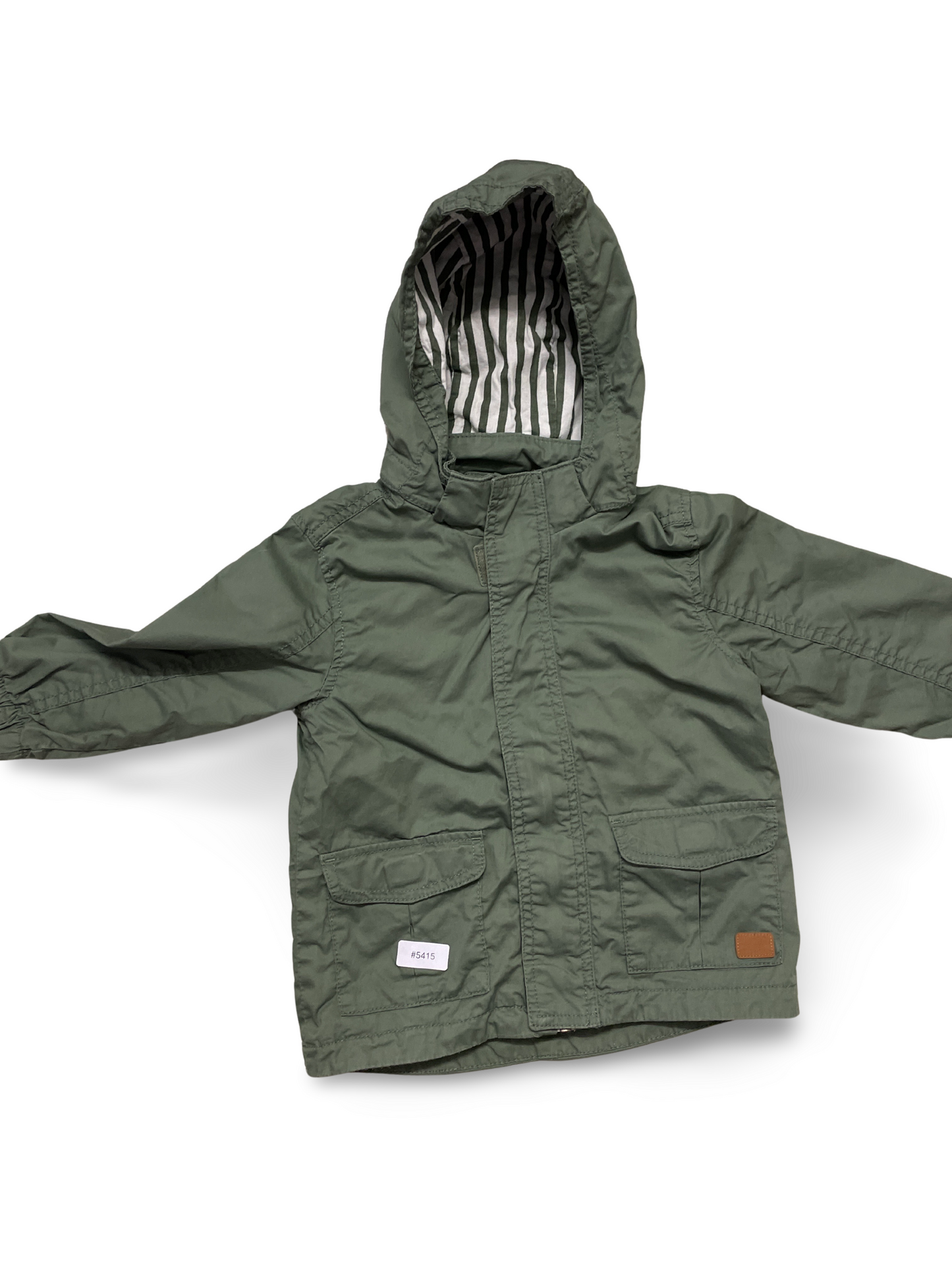 Grüne Kapuzenjacke - Gr. 92