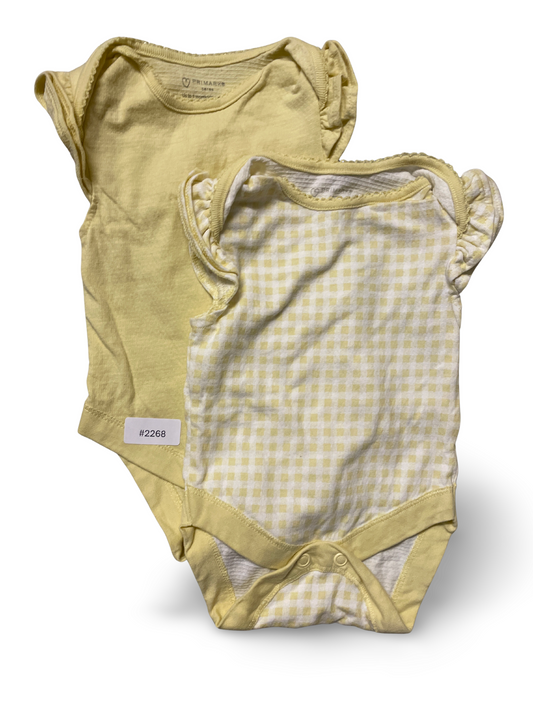 2er Bundle Bodys Gelb - Gr. 50