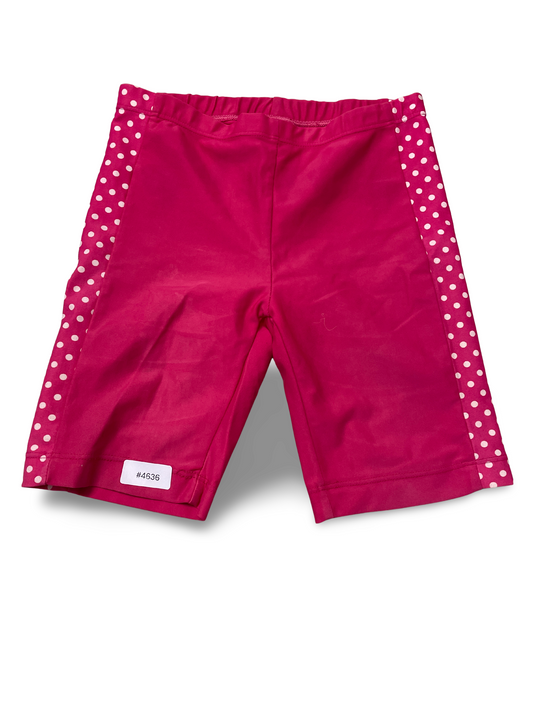 Badeshorts Pink mit Pünktchen - Gr. 110